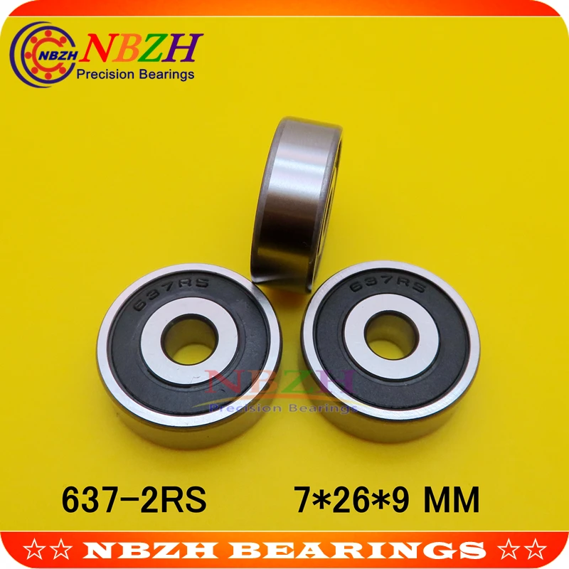 637ZZ 637 ZZ Z1 80037 2RS 637RS миниатюрный глубокий шаровой подшипник 7*26*9 мм|bearing bearing|bearings