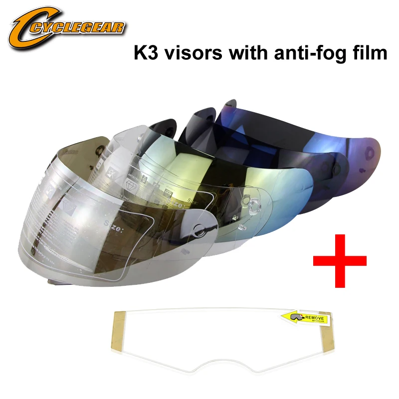 Мотоциклетный козырек casco k3 с противотуманной пленкой для шлема и аксессуары