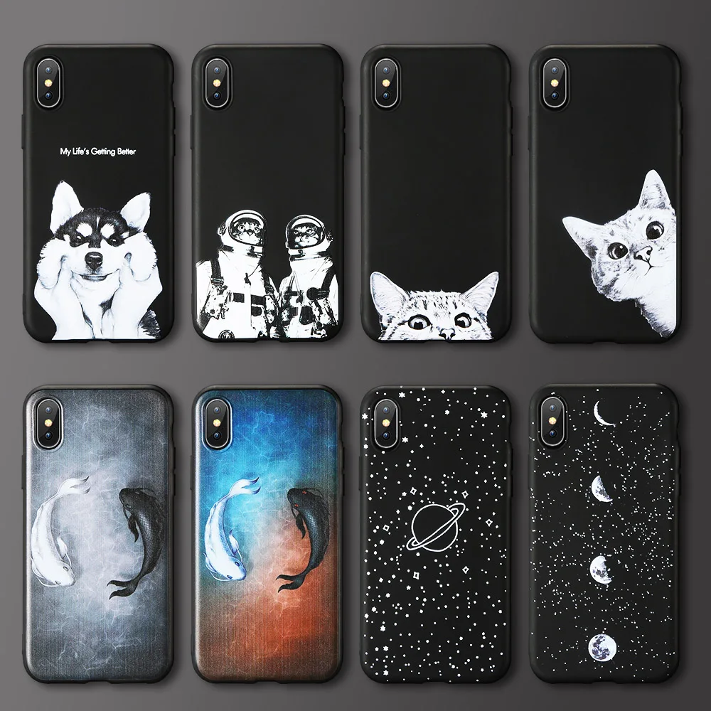 чехол на айфон 7 Чехол для iPhone 8 6 S Plus 5 5S Se X XR XS Max из мягкого ТПУ Coque s |