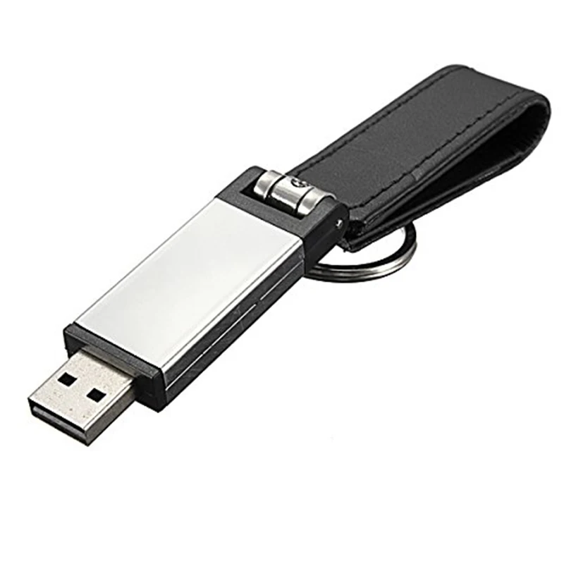 USB 2 0 кожаный чехол для ключей с памятью | Компьютеры и офис