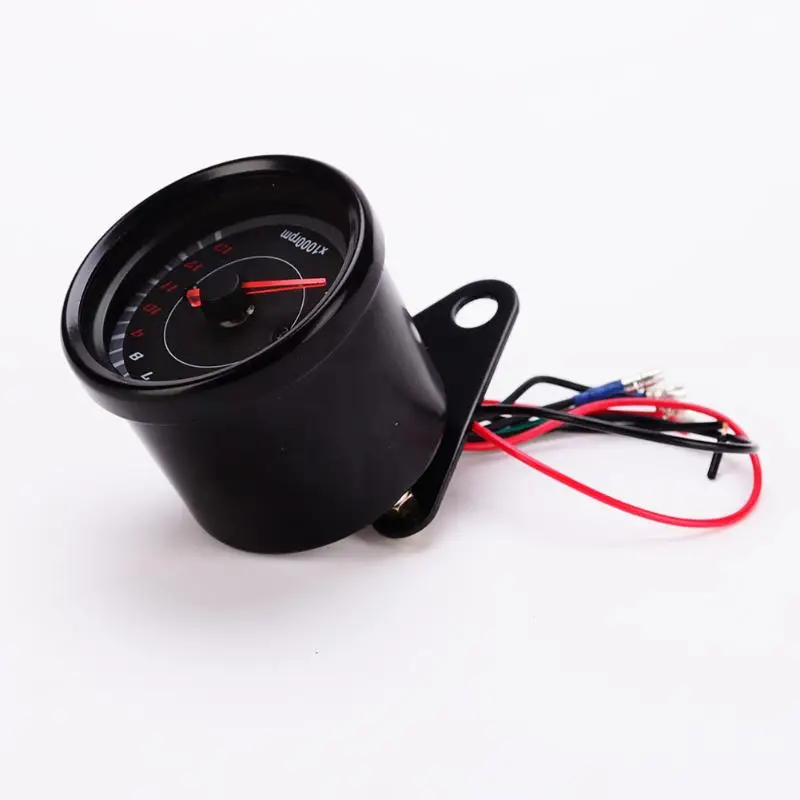 Universal 12V Motorcycle Tachometer Tacho Gauge Speedometer with LED Backlight Night Light Motorbike Moto Instrument Accessories |