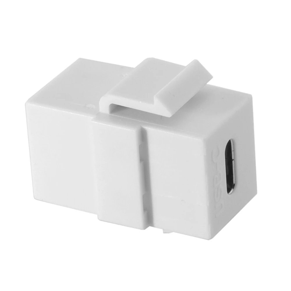 FULL-USB C Keystone Jack (2-Pack) USB 3 1 Type-C коннектор Insert Female для панели розетки настенной