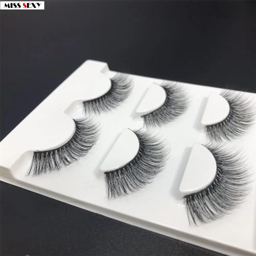 Новые 30 пар натуральные накладные ресницы длинный макияж 3d из норки для красоты
