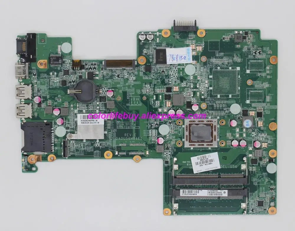 Натуральная 709174-501 709174-001 709174-601 DA0U56MB6E0 A70M w A6-4455M материнская плата с процессором