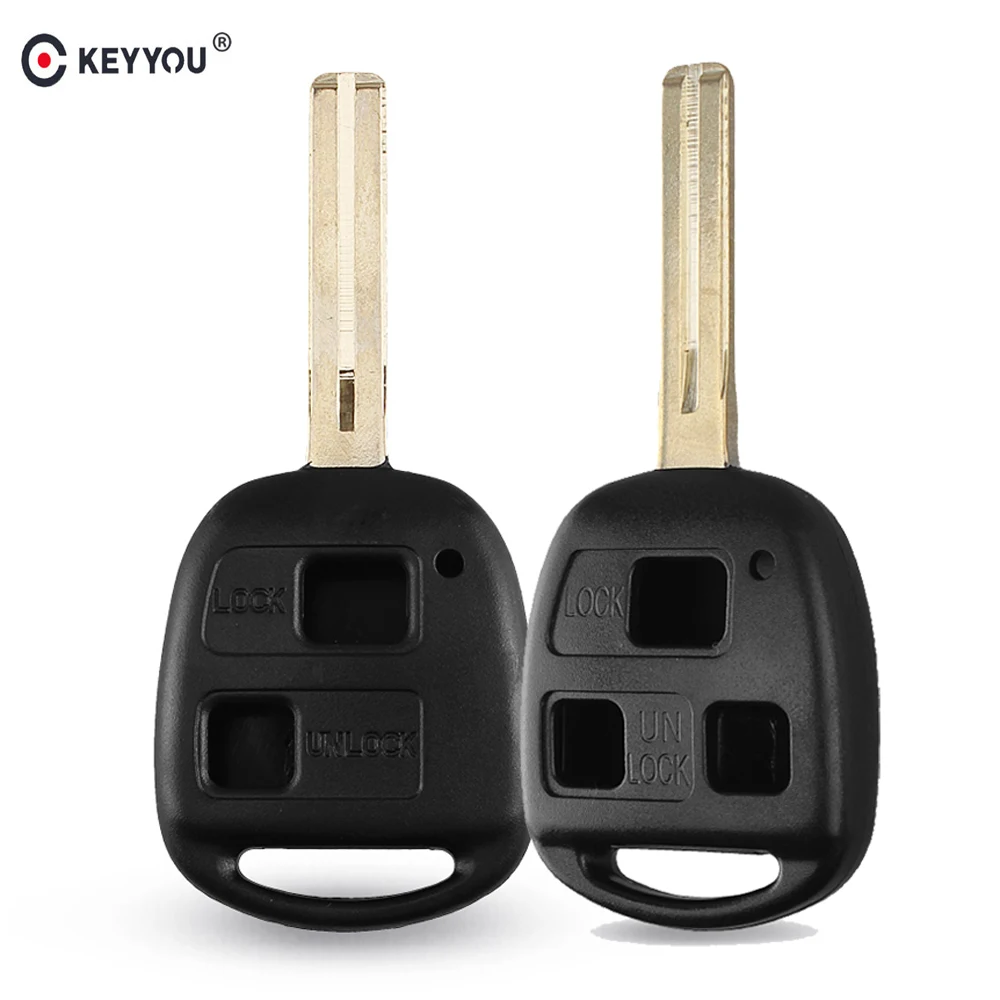 Брелок KEYYOU для LEXUS ES300 GS300 GS430 GX470 LS200 LS300 LS400 RX300 2/3 кнопки чехол ключей замена|Ключ от