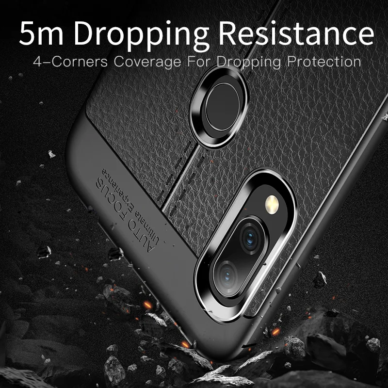 Msvii Mobile Phone Case For Xiaomi Redmi Note 7 Silicone Pro Leather Screen Protector |