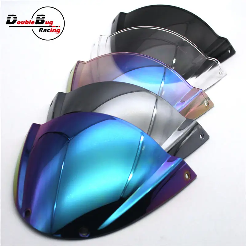 Ветровое стекло для мотоцикла подходит Ducati Monster 696 796 1100 1100S Double Bubble|Козырьки от