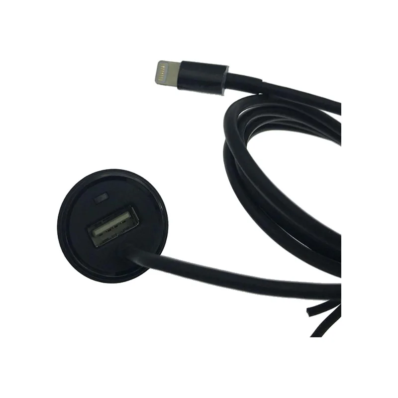 Высококачественное Автомобильное usb-устройство для зарядки телефона 12 в-24 в 2 1 а/1