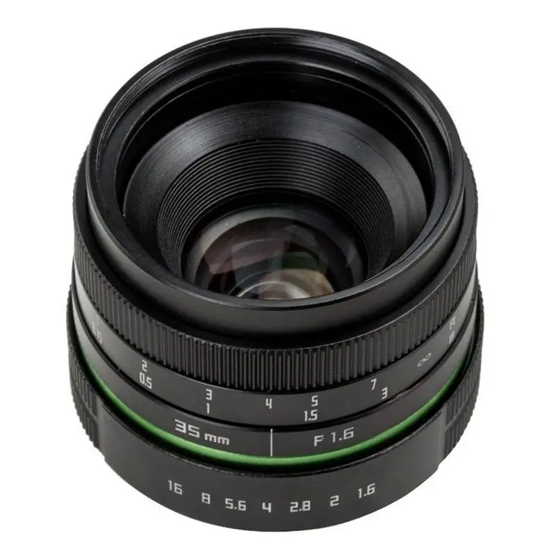 Беззеркальный объектив 35 мм F1.6 C Mount для APS камеры M4/3 FX EOSM N1 P/Q J1 V2 J3 V3 E P1 PL1 G1 GF1 GH1 NEX 3 5