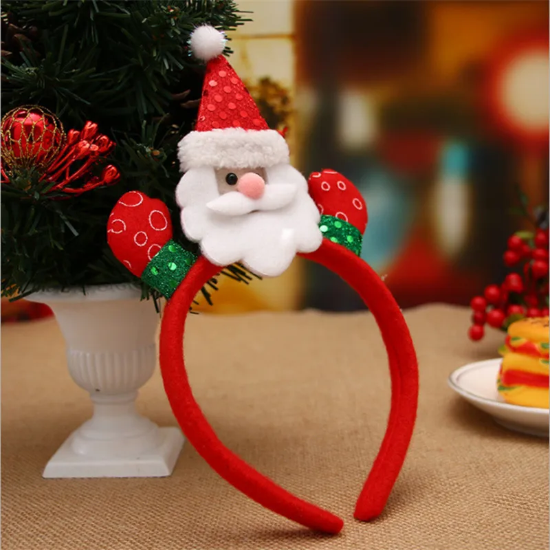 1 шт. светодиодная повязка на голову с рогами для детей и взрослых Рождественский