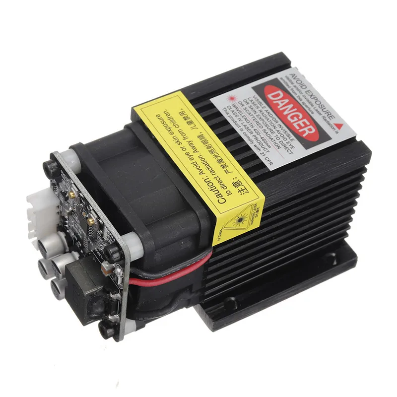 T05 5500 МВт 445нм синий лазерный модуль TTL & PWM модуляция 2 54 3P + 2P для EleksMaker DIY Лазерный