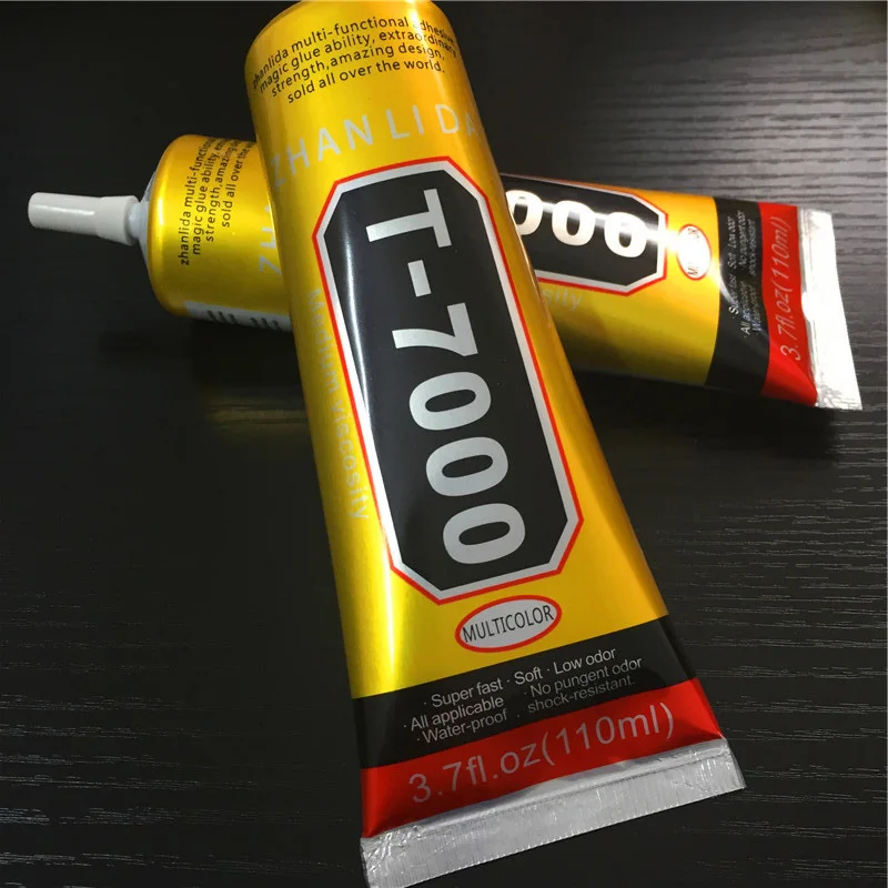 110 мл T7000 клей многоцелевой эпоксидные клеи супер T 7000 черные жидкие для Diy ремесла