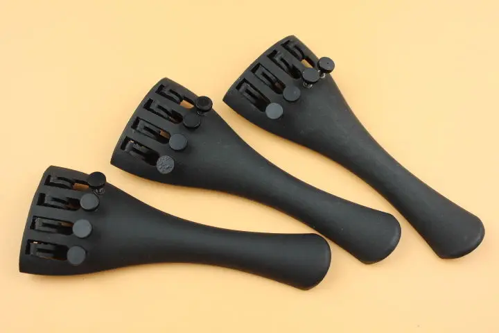 

6pcs new high quality 4/4 size carbon fiber violin tailpiece violin accessories