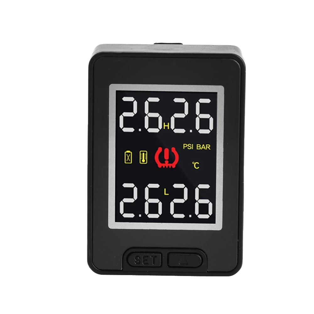 Автомобильная система контроля давления в шинах TPMS с 4 внутренними датчиками для
