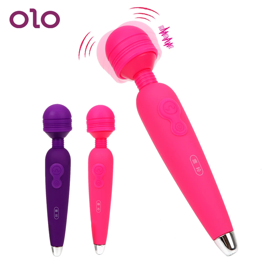 Оло G spot вибратор сильной вибрации AV Волшебная палочка Стимулятор клитора 10