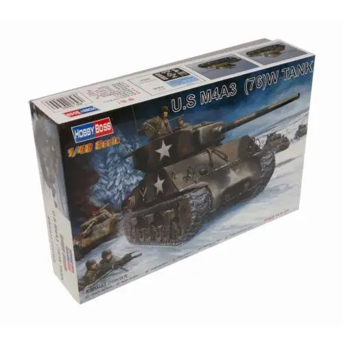 Резервуар Hobbyboss 84805 1/48 США M4A3 (76) W|Наборы для сборки моделей| |