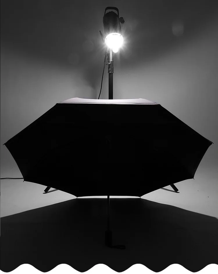 ZTAutomatic Stripe Parasol Sunshade Sunscreen Ultraviolet Rays Black Rubber Dual Umbrella YS231- | Дом и сад