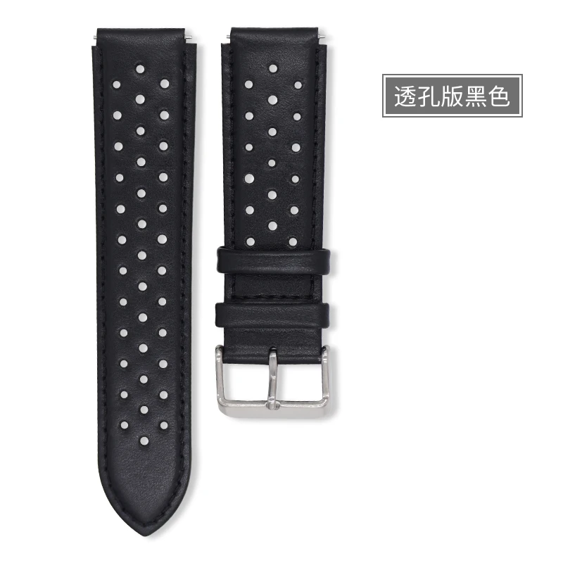 Universal 20mm 22mm Strap for AMAZFIT Bip Stratos 2 Samsung Gear 3 Cowhide Leather Band Bracelet Men Women Business Style | Электроника