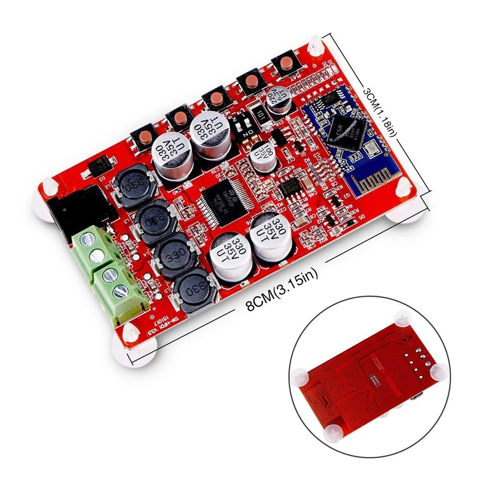 Двухканальный усилитель TDA7492P 50 Вт + 2x50 беспроводной цифровой Bluetooth 4 0 аудио