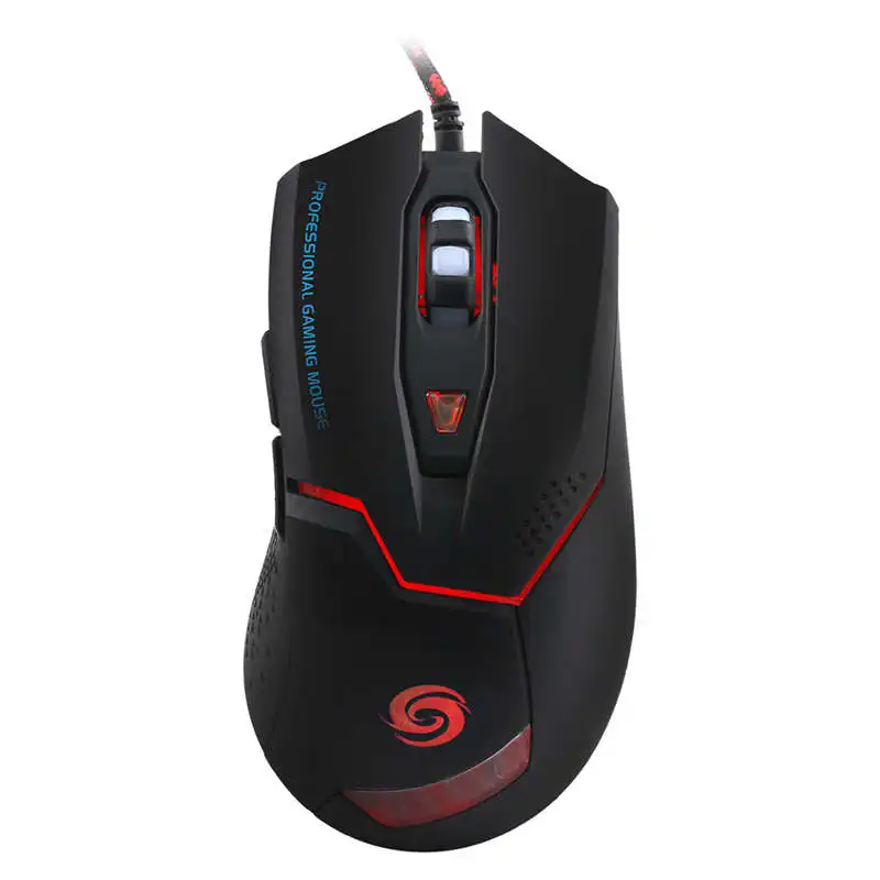 K1020 Rgb подсветка Usb оптическая игровая мышь 1600/2400/3200 точек/дюйм Эргономика 6 кнопок