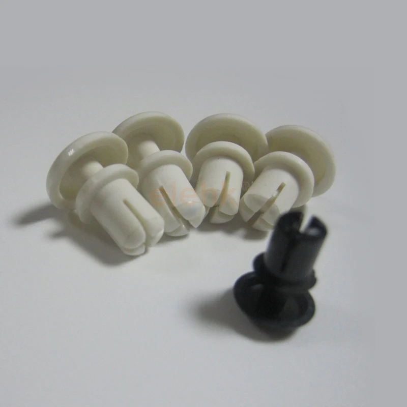 50 шт. R3065 использование для PCB Заклепки натуральный черный цвет нейлоновые