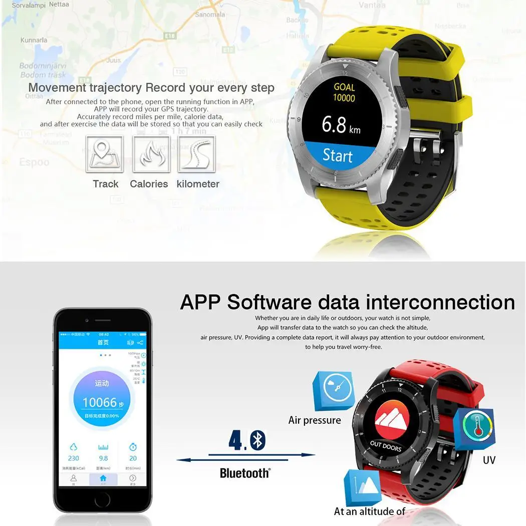 Умные часы DT NO.1 GS8 Bluetooth 2G Net 1 3 с сенсорным экраном MTK напоминанием о звонках