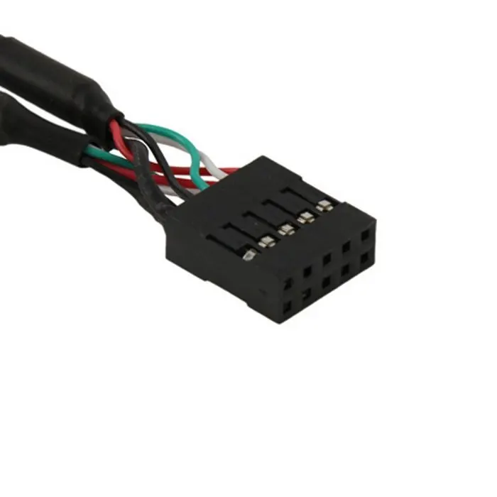 Кабель-переходник для материнской платы с 10 контактами на два разъема USB 2 0 50 см |
