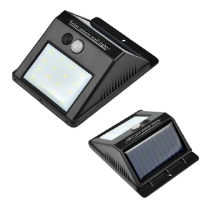 Открытый светодиодный солнечный светильник датчик стены водонепроницаемый свет автоматический уличный фонарь палатка светодиодный фонасветильник для сада дорожная лампочка