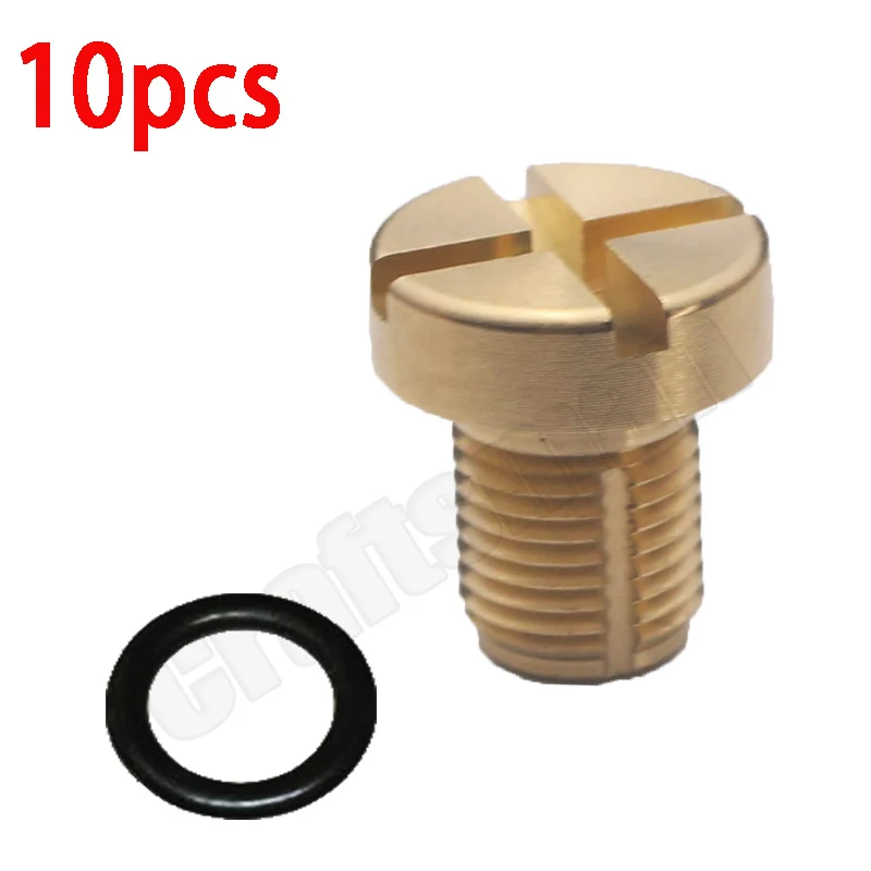 

10pcs Coolant Expansion Tank Bleeder Screw Brass for BMW E36 E39 E46 etc. #BILL Car Oil Radiator Pipe Water Tank Return Pipe