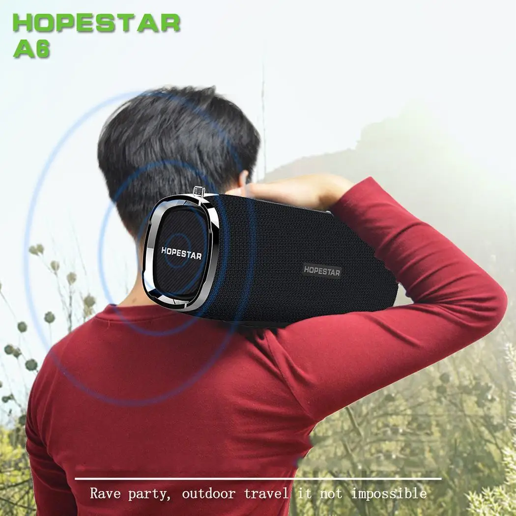 A6 портативный Водонепроницаемый Bluetooth динамик с внешним аккумулятором