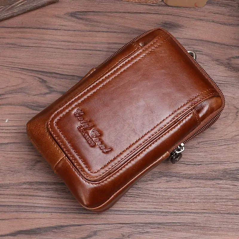 Высокое качество пояса из натуральной кожи для мужчин Хип бум пояс кошелек Fanny Pack