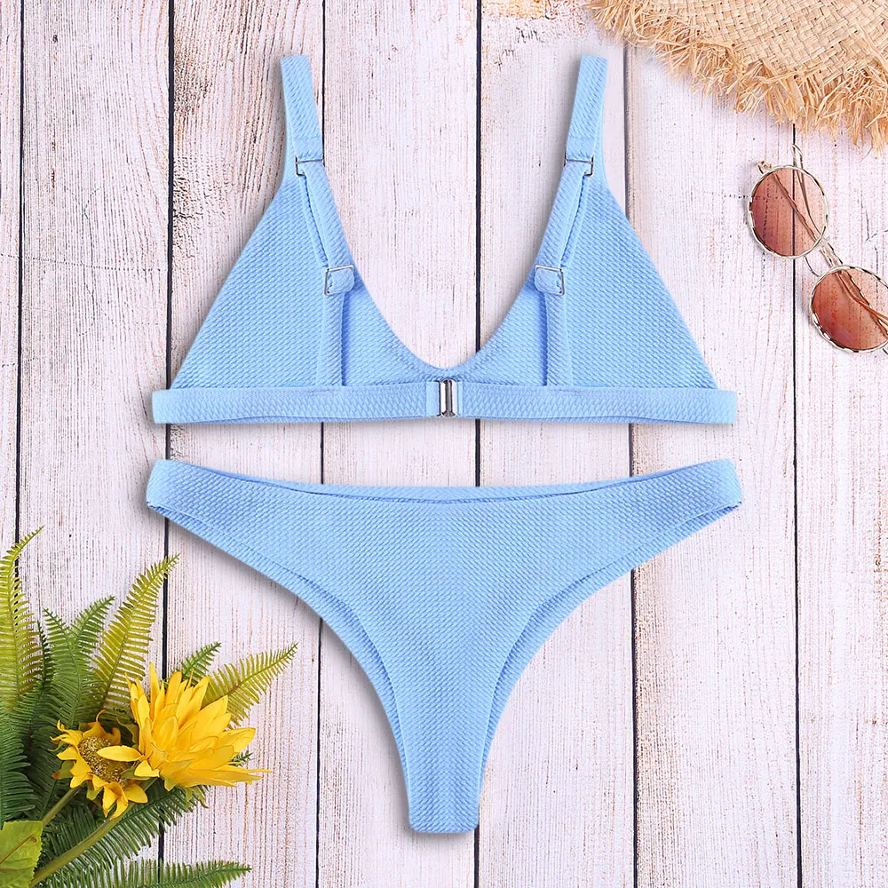 Для женщин бикини пуш-ап на лифчике с эффектом 2018 купальник сексуальный ванный