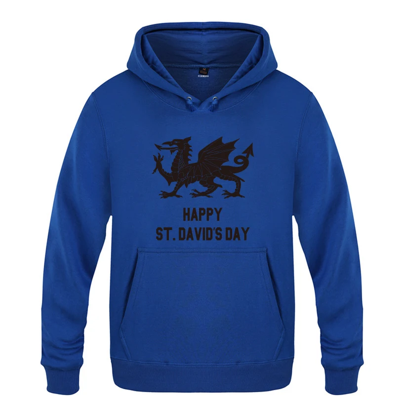Happy St. David's Day Shirt-Saint David Новинка толстовки мужские 2018 пуловеры флисовые с
