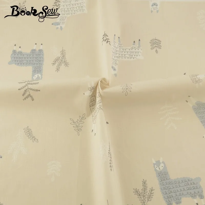 Booksew мультяшный дизайн овечки текстиль 100% хлопок саржевая ткань краситель