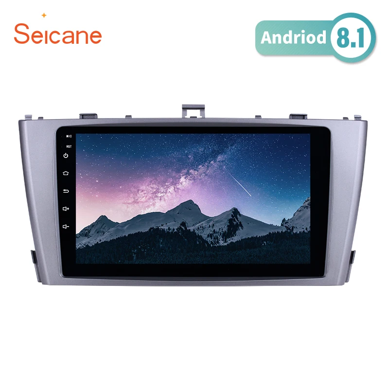 Seicane Android 8 1 GPS навигация 9 дюймов радио для 2009 2013 Toyota AVENSIS с 1024*600 сенсорный экран