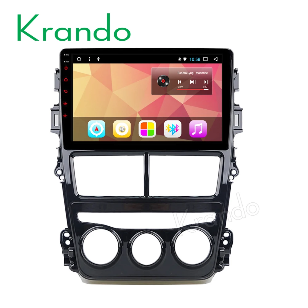 Krando Android 8 1 10 &quotIPS полный сенсорный большой экран Автомобильная Мультимедийная