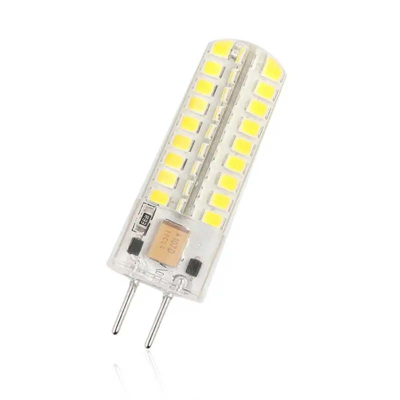 1 шт. Led 12 В G6.35 лампочка 72 Светодиодная лампа светильник AC DC SMD 2835 Точечный 360 Угол