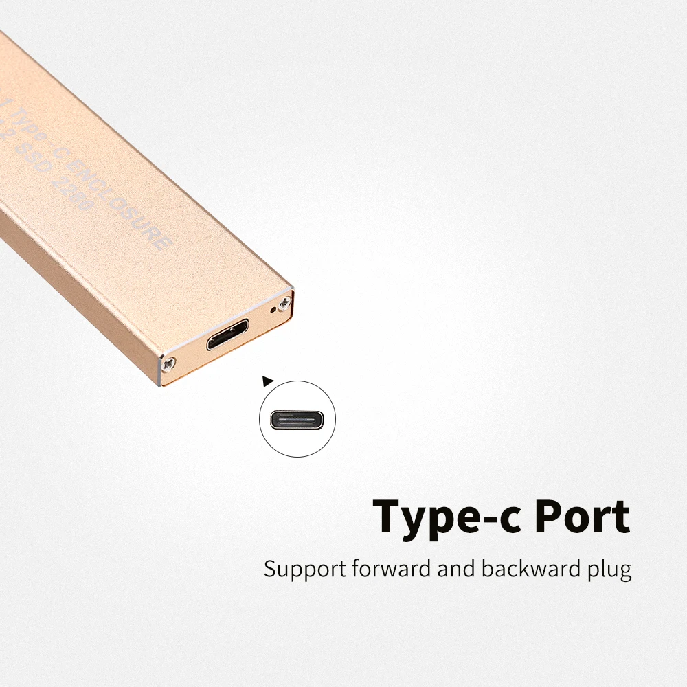 Корпус SSD USB3.1 Type-C NGFF(M.2) 10 Гбит/с портативный внешний твердотельный накопитель |