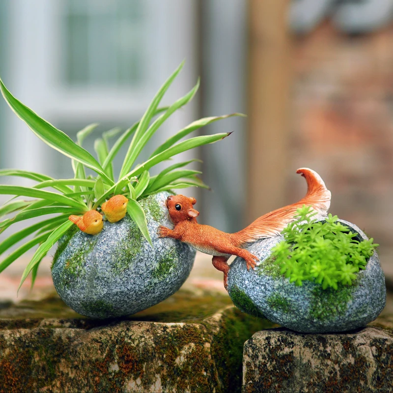 Micromodel Animal World бонсай-суккулент цветочный горшок для дома сада офиса аксессуары