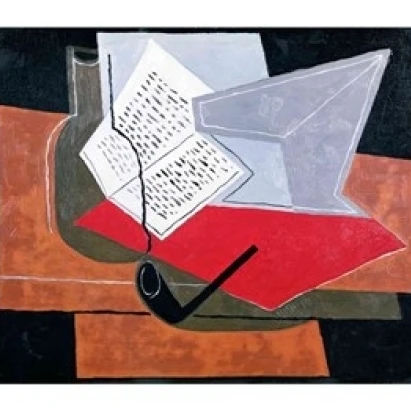 Чаша и книжный плакат печать Juan Gris (24x18) |
