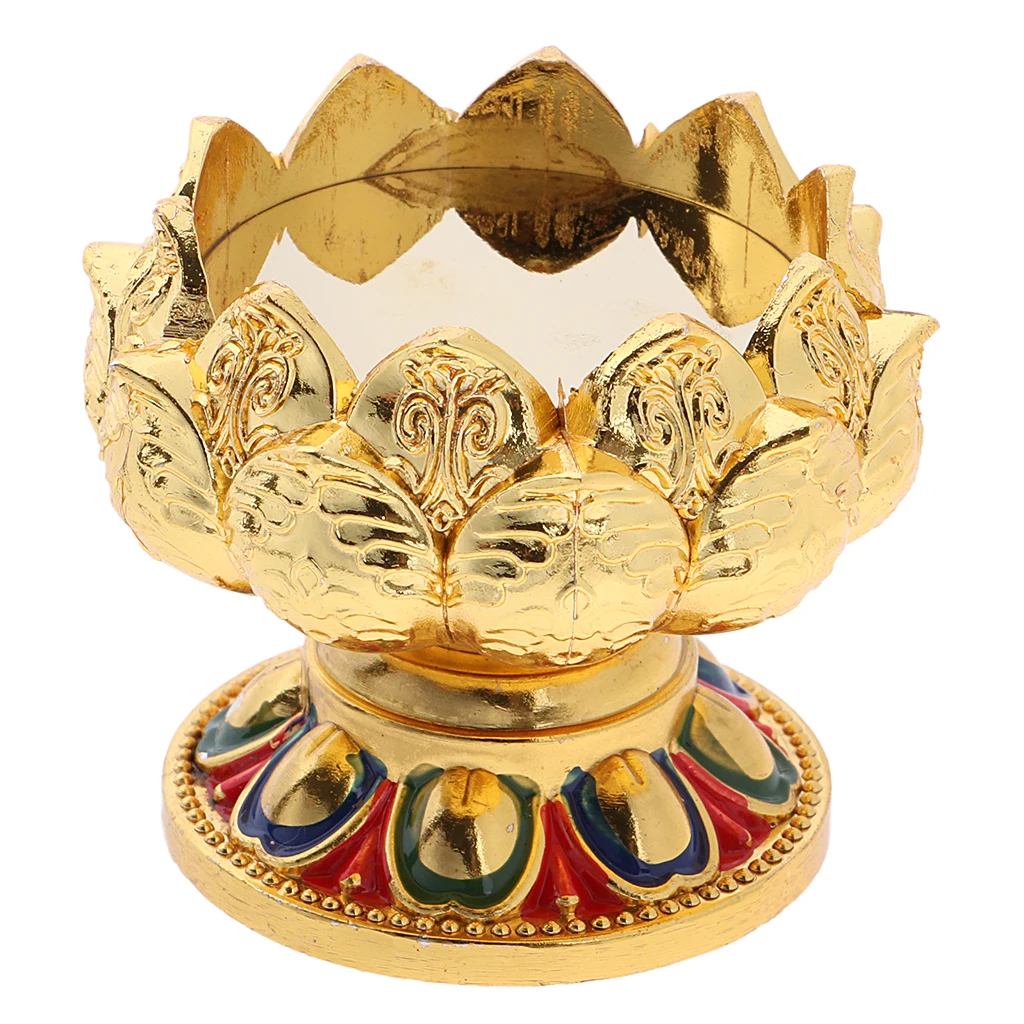 45/76 мм высота подставка для свечей Будды масла лотоса опорная горелка домашнего