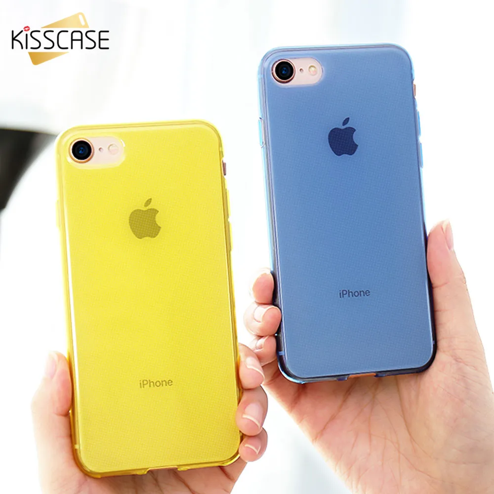 KISSCASE Прозрачный ультра тонкий чехол для iPhone 5C 5 5S SE телефона прозрачный мягкий TPU