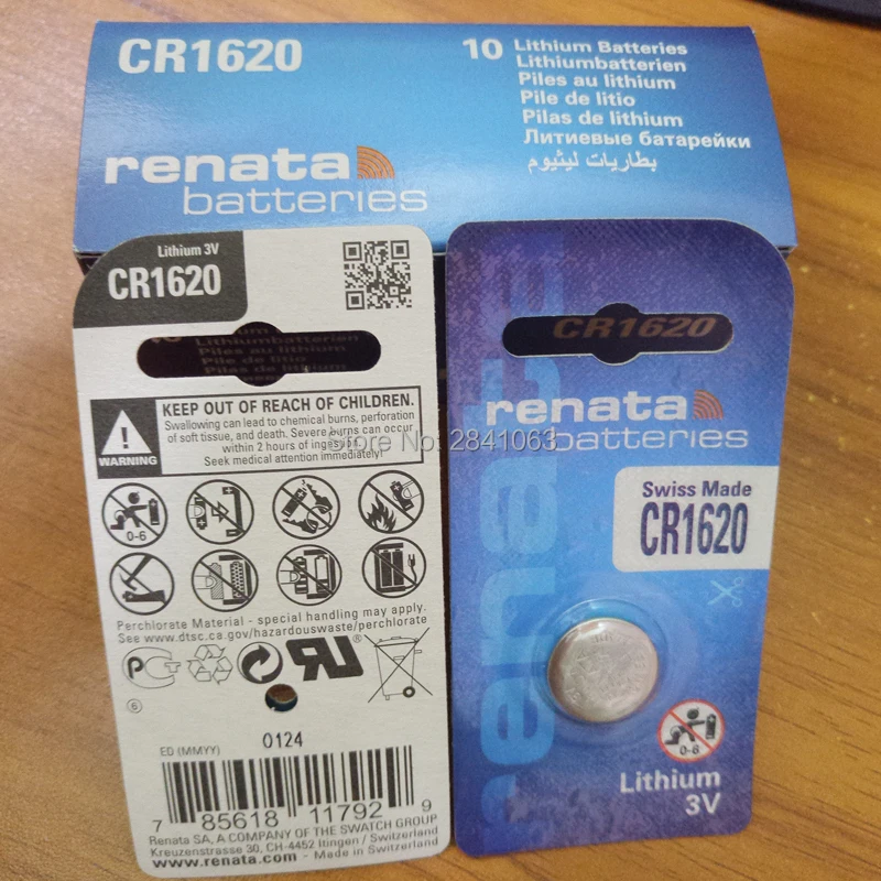 20X renata CR1620 CR 1620 3v литиевая батарея с дистанционным управлением автомобильная весы