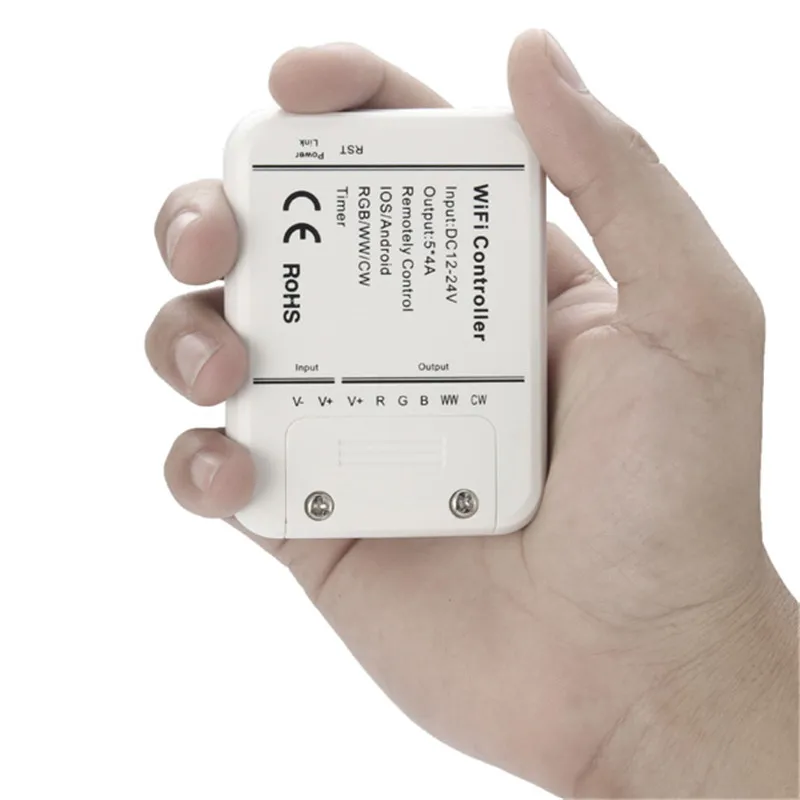 ARILUX AL LC06 светодиодный WI FI контроллер для смартфонов дальний 5 Каналы DC12 24V RGBWW