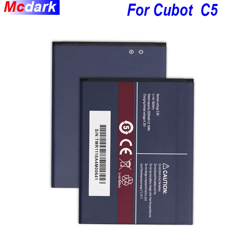 Аккумулятор Mcdark на 3200 мАч для смартфона Cubot C5 | Мобильные телефоны и аксессуары