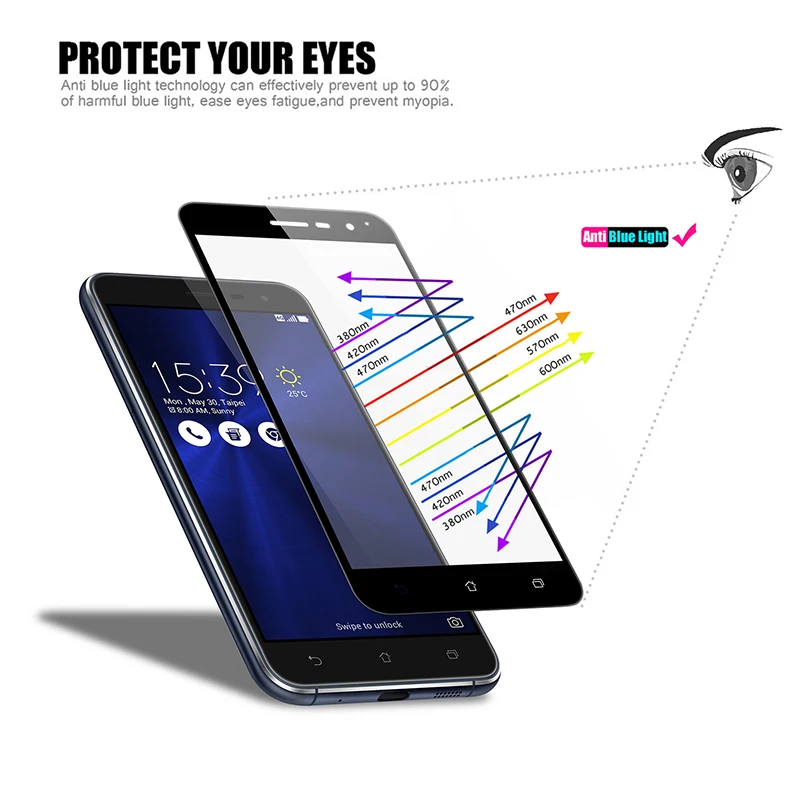 Закаленное Стекло для Asus Zenfone Max Pro M1 ZB602KL ZB601KL ZB631KL ZB555KL M2 ZB633KL ZC520KL ZC554KL ZC520TL Экран