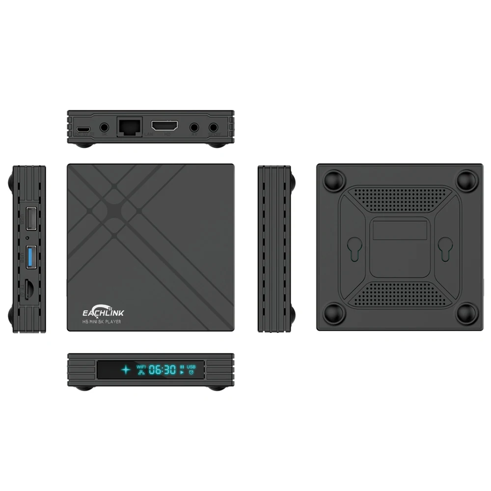 ТВ приставка H6 Android 7 0 Allwinner 4K Smart Media Player 6K декодирование изображений H.265 3GBRAM32GBROM 2 4G