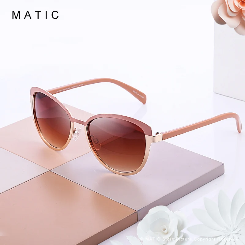 Очки авиаторы MATIC женские в стиле ретро винтажные солнцезащитные аксессуары для