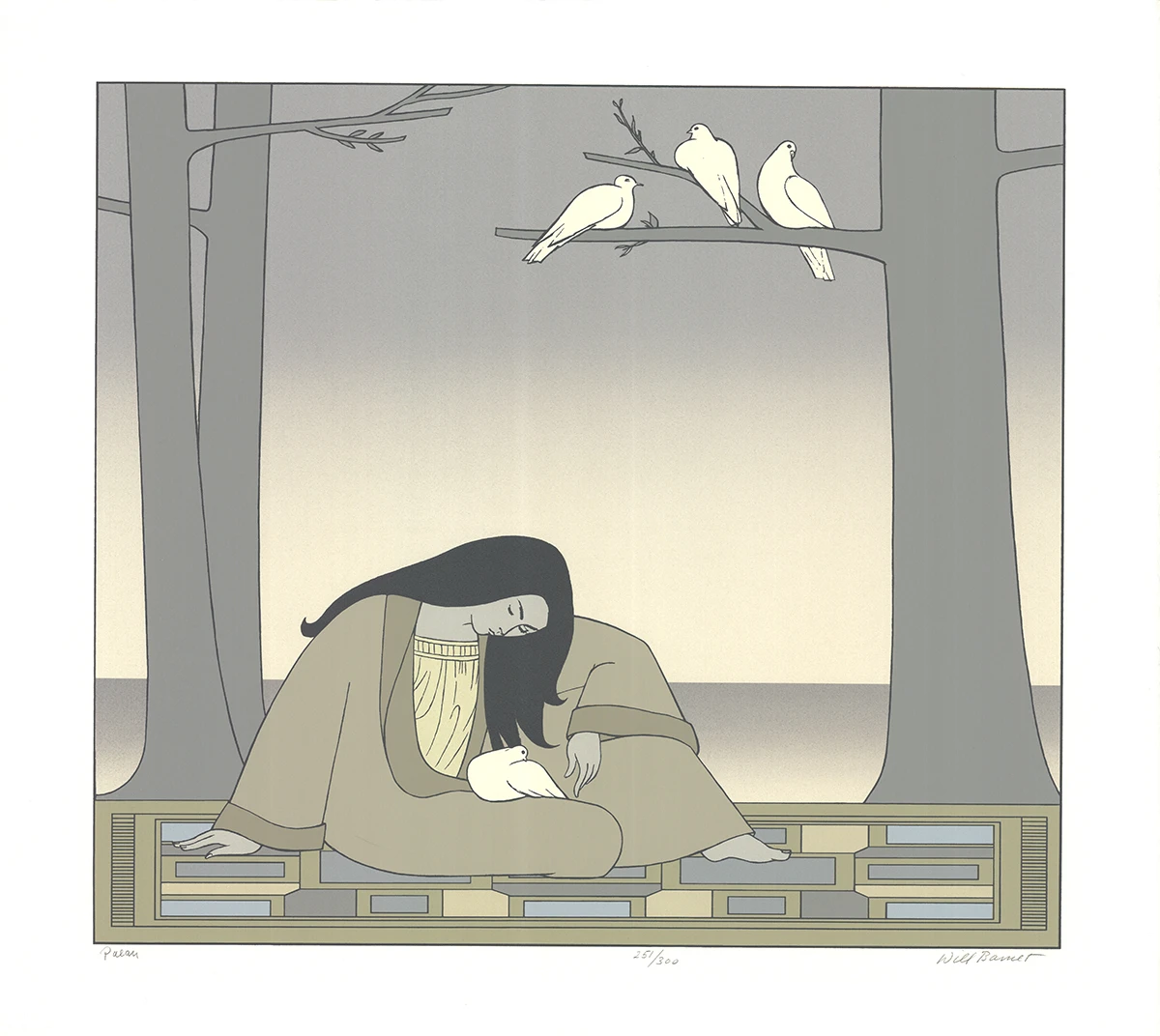 Will Barnet-Paean-1978-подписано | Дом и сад
