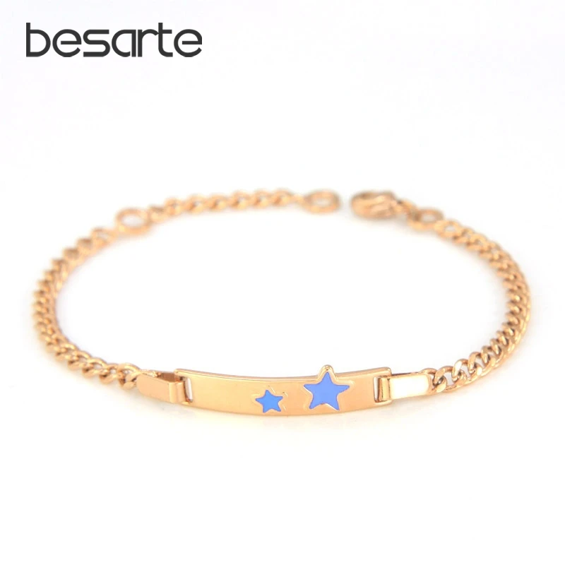 

Star Baby Bracelets Bebe Pulsera Baptism Braclet Gold Kids Jewelry Pulseira Bracciali Bambino Armband Brazalete Bileklik B1133